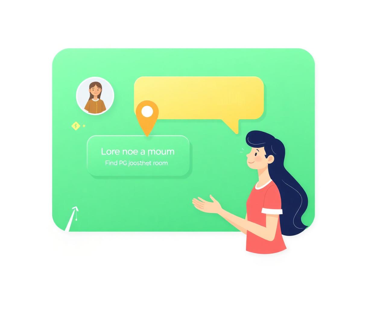 AI assistant helping find a PG